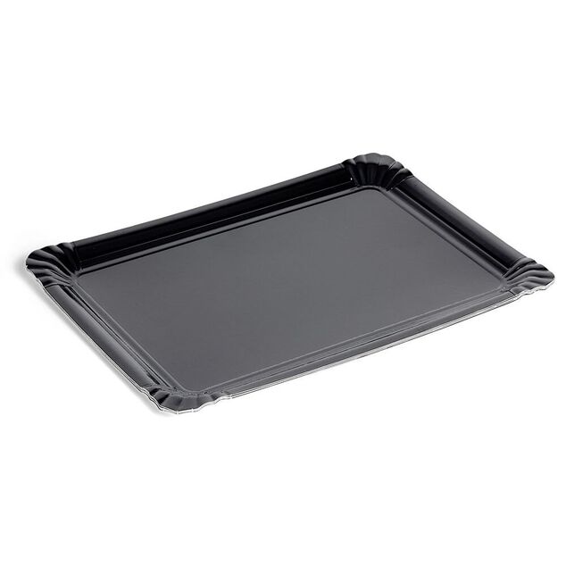 Plateau carton noir 23x33cm x5