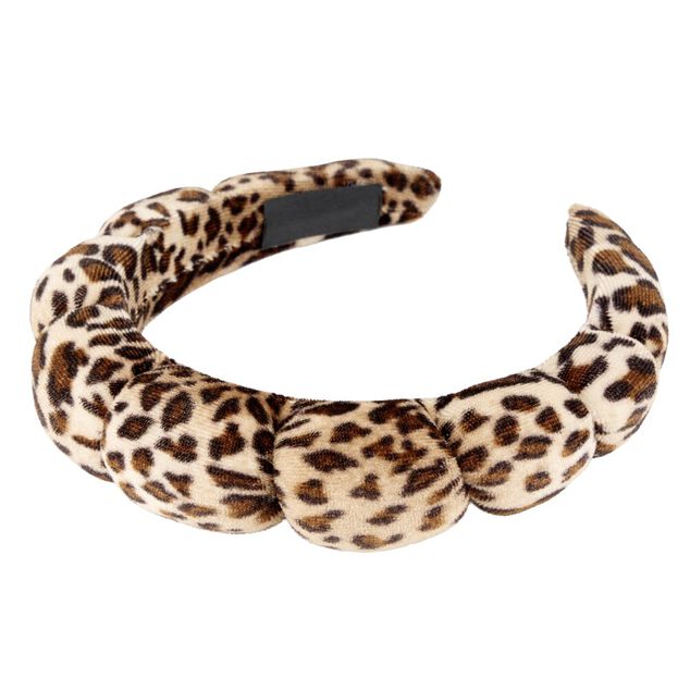 Serre-t&ecirc;te cosm&eacute;tique animal 18cm (2 mod&egrave;les blanc ou marron)