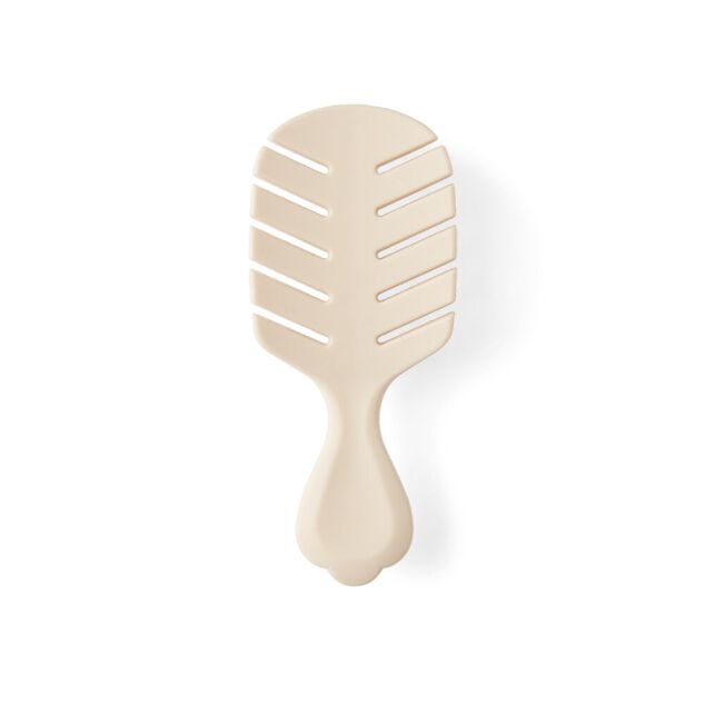 Brosse &agrave; cheveux format mini en plastique 3 coloris