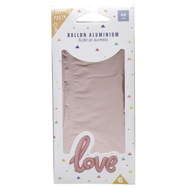 Ballon LOVE en aluminium