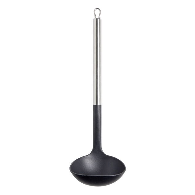 Louche en plastique avec manche en inox L.32,5cm