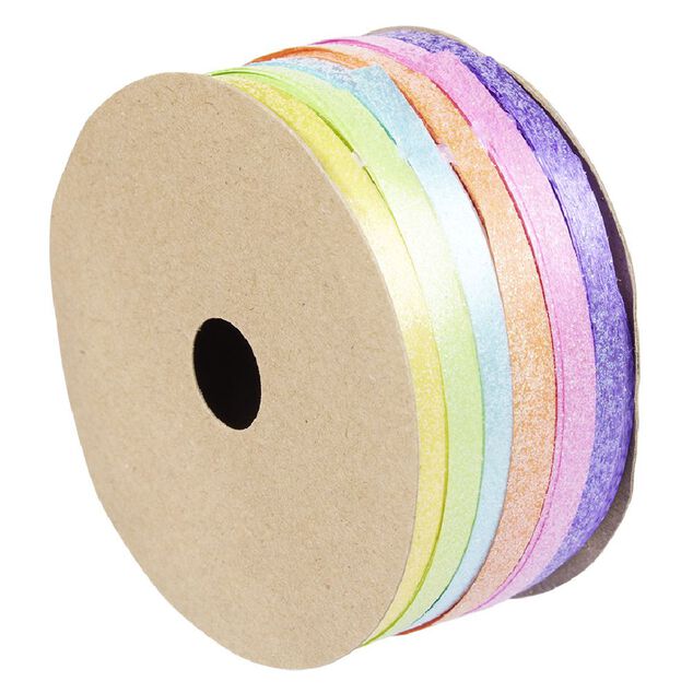 Ruban bolduc 6 couleurs