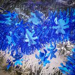 Guirlande de Noël scintillante Disney Stitch bleu 3m