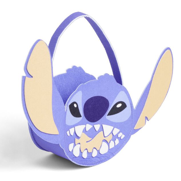 Seau &agrave; bonbons Halloween Disney Stitch bleu