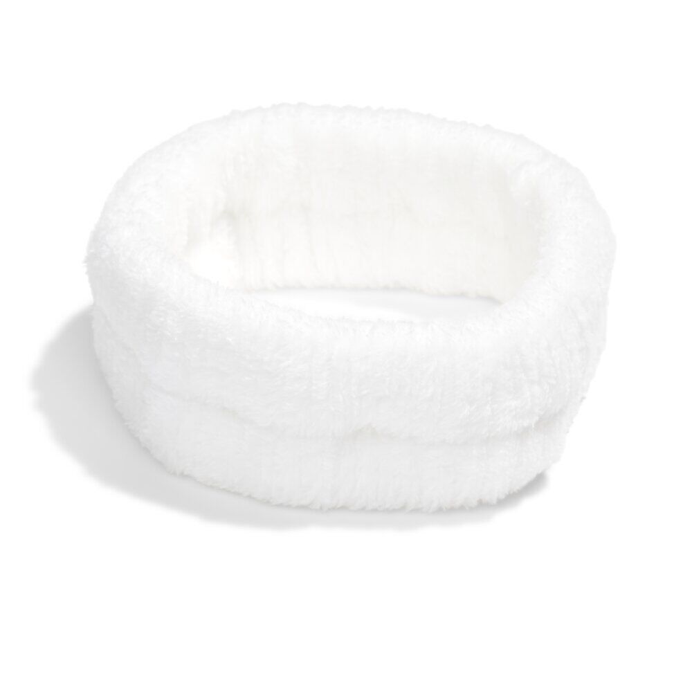 Chuangdi Lot De 3 Bandeaux De Spa Pour Femme En Tissu éponge Doux Pour Le Lavage Du Visage, Masque De Spa, Douche, Cadeau (blanc