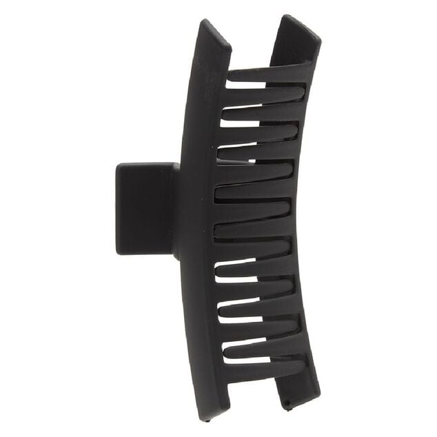 Pince &agrave; cheveux noir mat L.11 cm