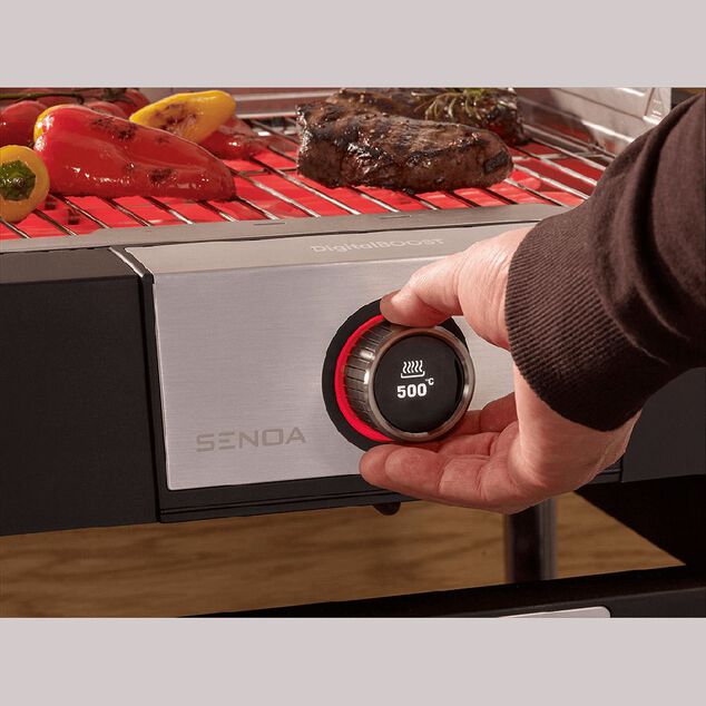 Barbecue grill sur pied int/extSeverin Senoa noir