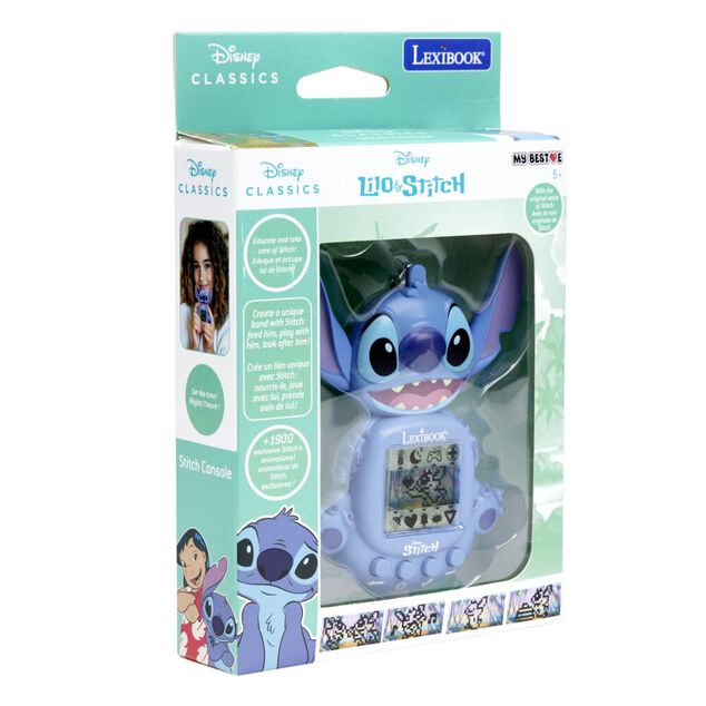 Console de jeu Stitch &eacute;cran LCD plastique 15x12cm