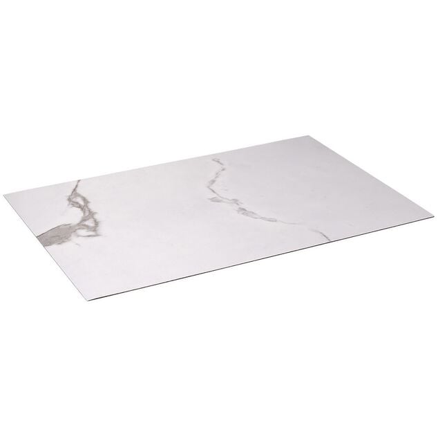 Set de table rectangulaire plastique effet marbre