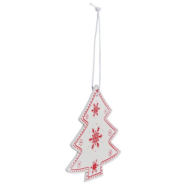 Suspension bois sapin ou renne H8,5cm - 6 modèles