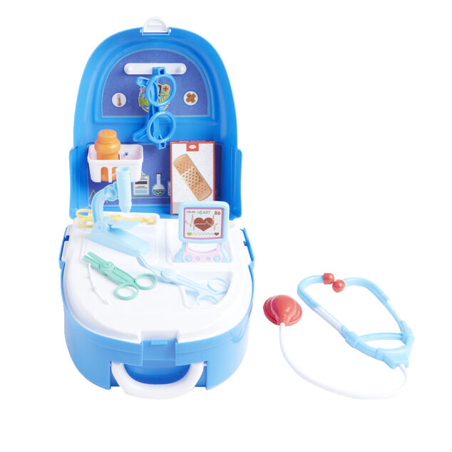 Sac &agrave; dos jouet enfant docteur 17 pi&egrave;ces