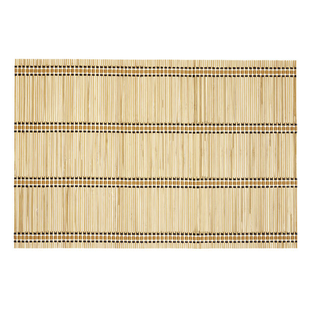 Set de table rectangulaire x2 en bambou 45x30cm (4 mod&egrave;les)