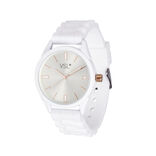 Montre bracelet silicone blanc