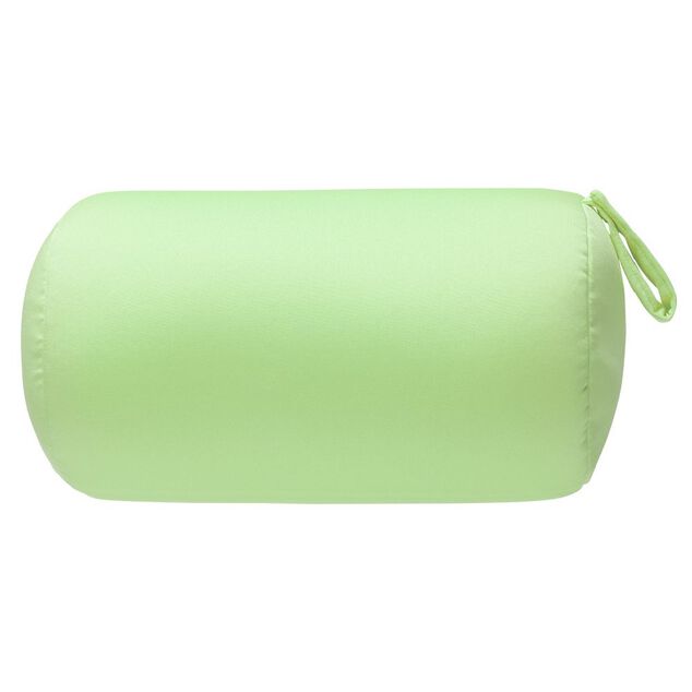 Coussin de plage &agrave; microbilles Funky vert &Oslash;16x30cm