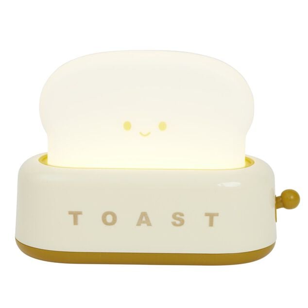Lampe veilleuse forme toast grille-pain 13,5x5,5xH10cm