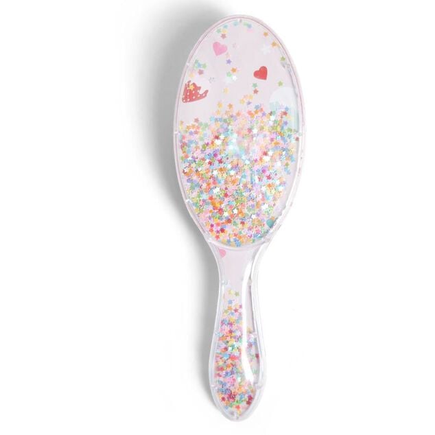 Brosse &agrave; cheveux enfant manche &eacute;toiles L21cm (2 mod&egrave;les)