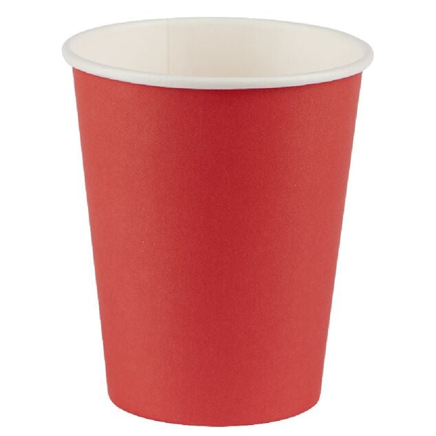 Gobelet en carton rouge et blanc 25 cl x12