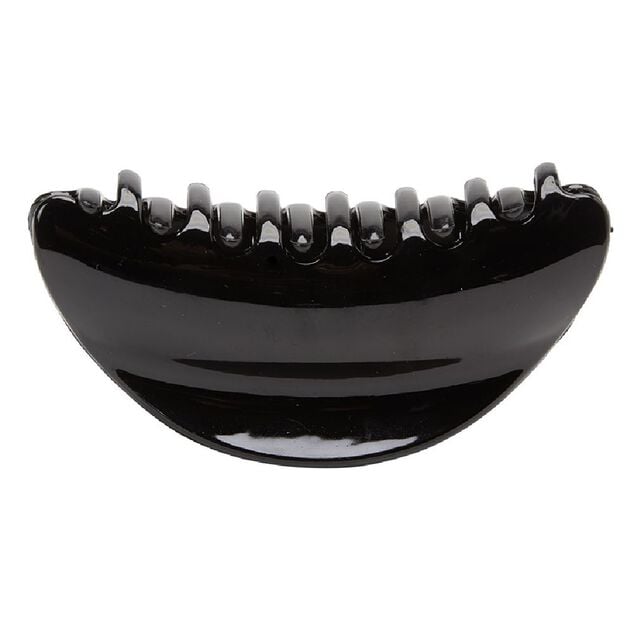 Pince crocodile noir brillant L.11 cm