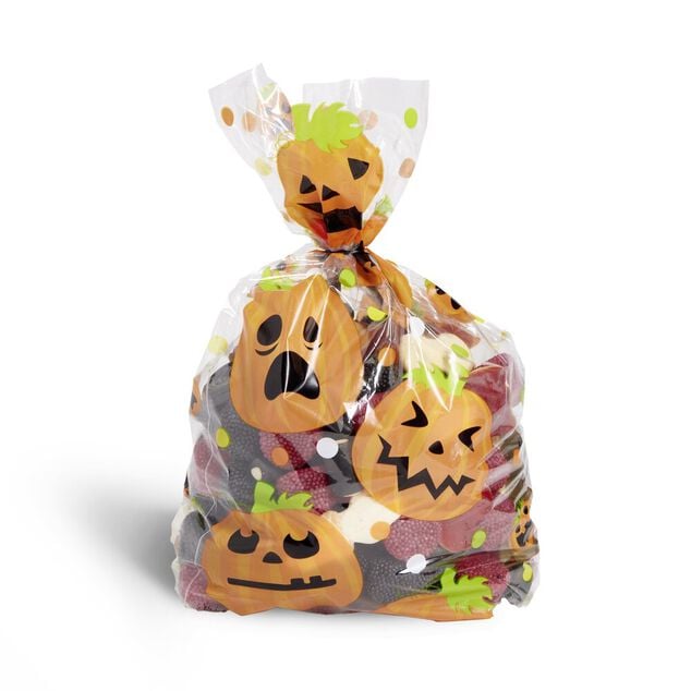 Sachet &agrave; bonbons pour Halloween x25 (3 mod&egrave;les)