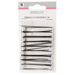 &Eacute;pingle &agrave; chignon d&eacute;cor perle x18