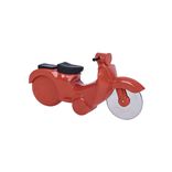 Roulette &agrave; pizza forme scooter rouge ou bleu