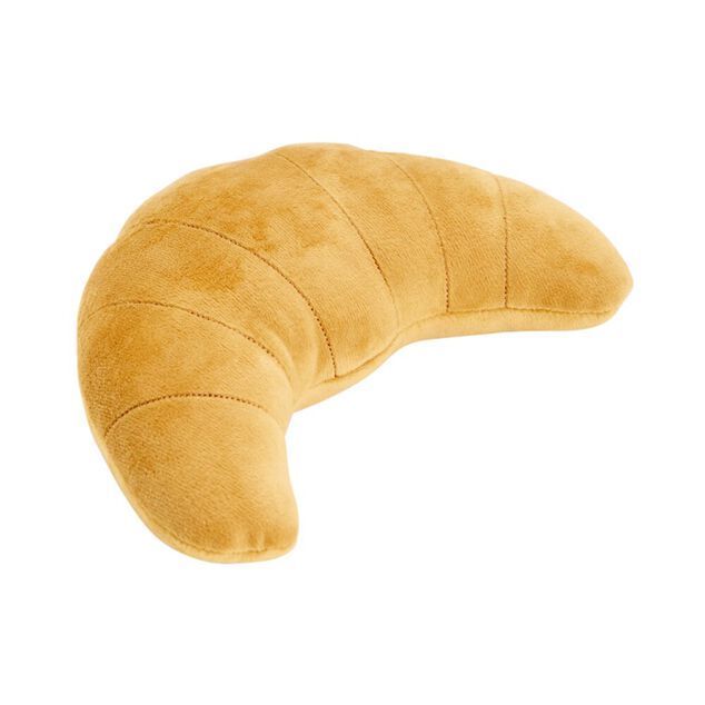 Jouet pour chien peluche croissant marron L23cm