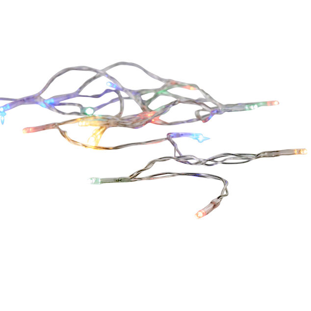 Guirlande électrique Noël intérieur 10LED multicolores 1m