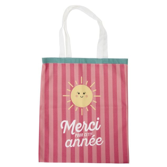 Tote bag remerciement polycoton 34x40cm (3 mod&egrave;les)