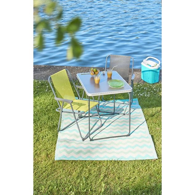 Fauteuil de camping pliant gris