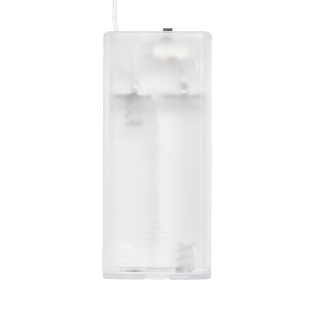Guirlande lumineuse 20LED &agrave; pile en corde ficelle naturelle 2m