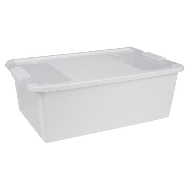 Bo&icirc;te de rangement 26 L blanc