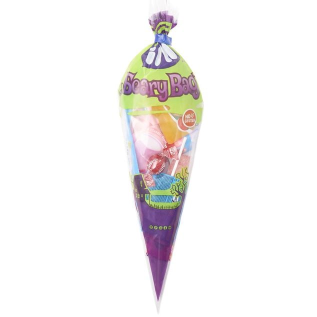 Bonbon Fini Halloween c&ocirc;ne surprise 67g confiseries assorties