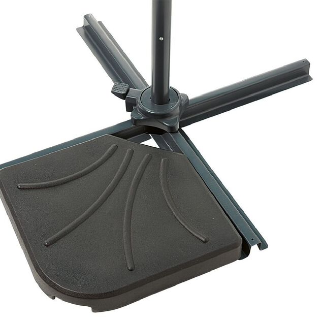 Parasol d&eacute;port&eacute; MALAGA gris