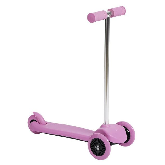 Trottinette &agrave; 3 roues pour enfant avec poign&eacute;es en mousse - 3 coloris