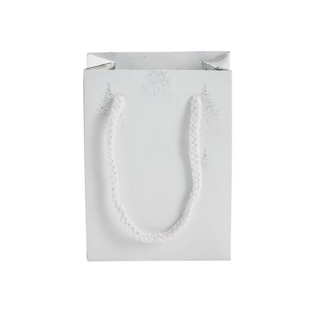 Sac cadeau Noël boréal 11x9,5xH14,5cm (2 modèles)