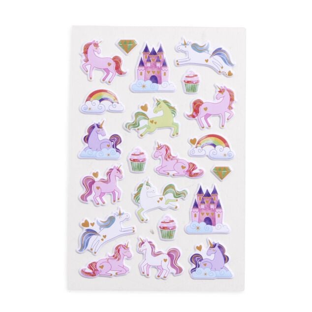 Planche de stickers fantaisie - 4 mod&egrave;les