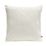 Housse de coussin carr&eacute;e coton tiss&eacute; avec fermeture 40x40cm - 2 mod&egrave;les