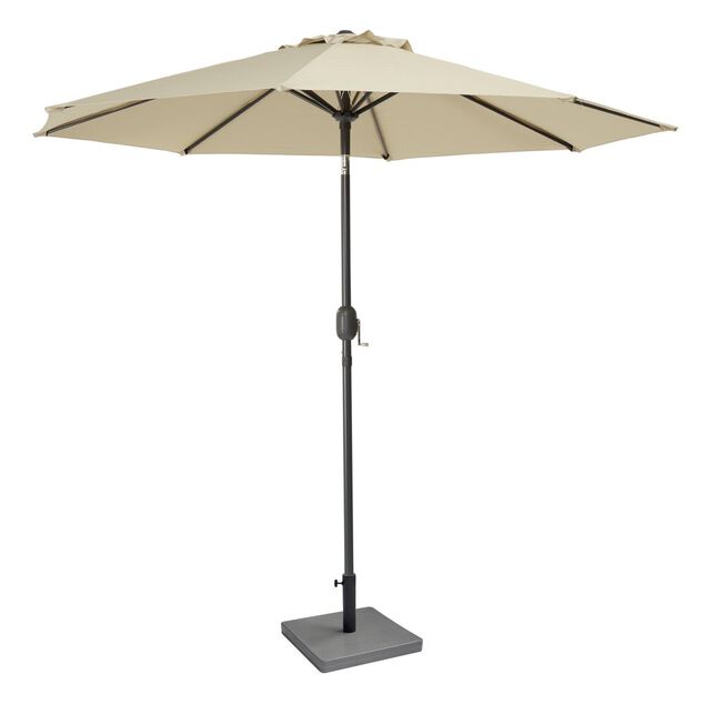 Parasol centr&eacute; JAVA taupe