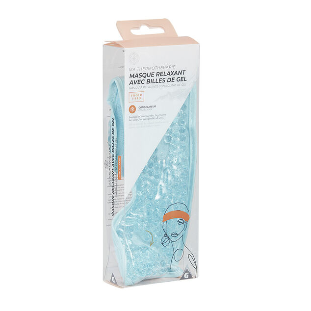 Masque relaxant avec billes de gel