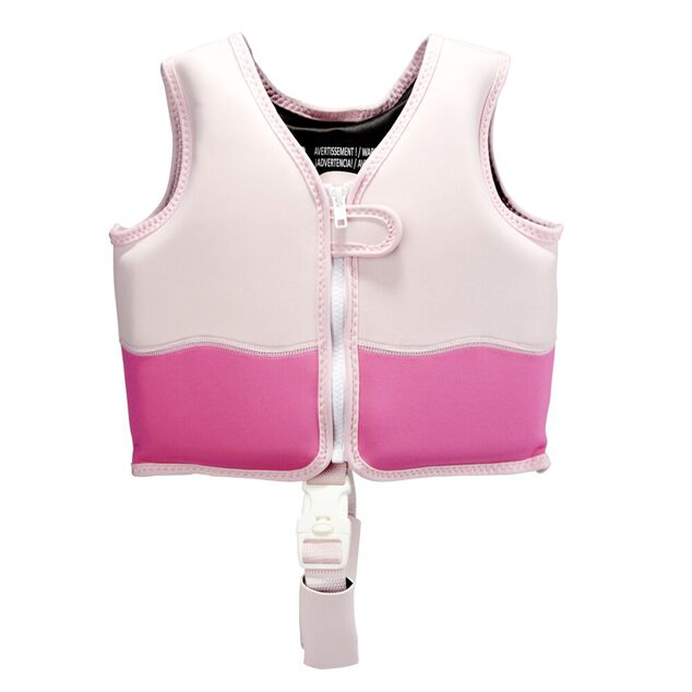 Gilet de natation enfant flottaison rose 2/3ans