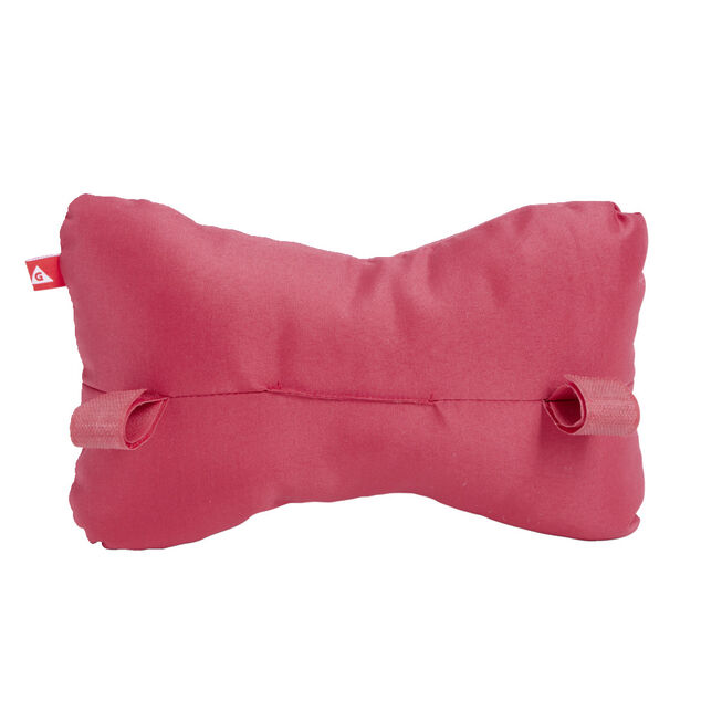 Coussin de t&ecirc;te pour fauteuil Urban uni rouge 15x25cm