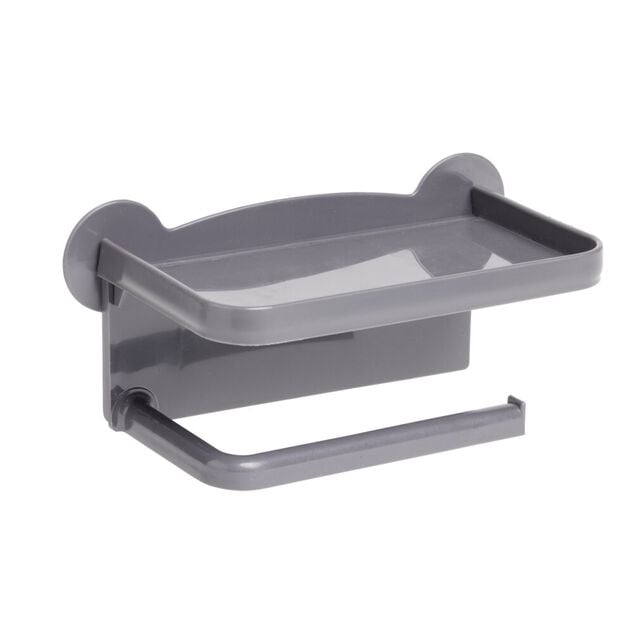 D&eacute;rouleur de papier WC avec support t&eacute;l&eacute;phone 21x10xH11cm - 2 mod&egrave;les