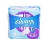 Serviette hygi&eacute;nique x12 longues avec ailettes Always ultra jour