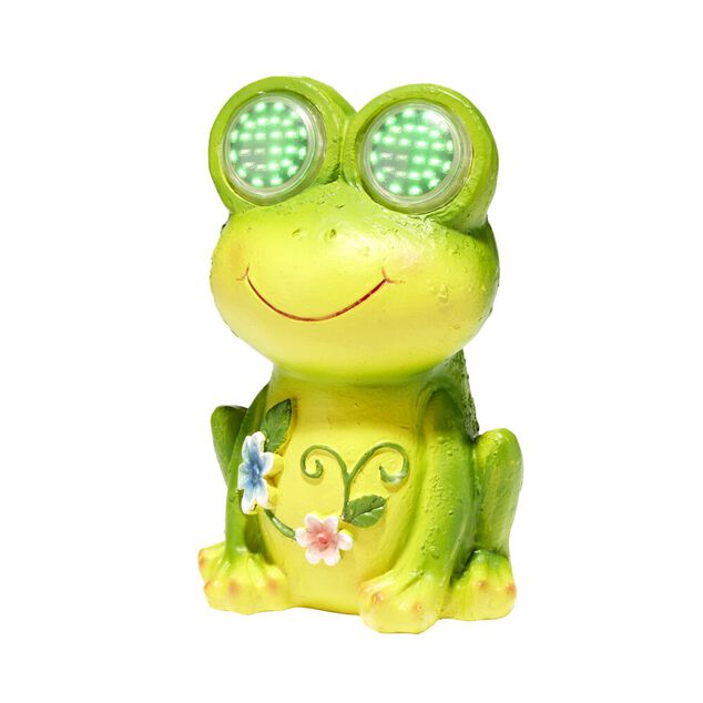 Animal solaire LED anim&eacute; &agrave; poser en polyr&eacute;sine 10,5x9,5xH15cm (3 mod&egrave;les)