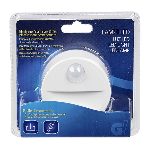 Lampe d'appoint &agrave; LED avec D&eacute;tecteur de mouvement