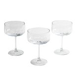 Verre à cocktail x3 rond à bord droit 400ml