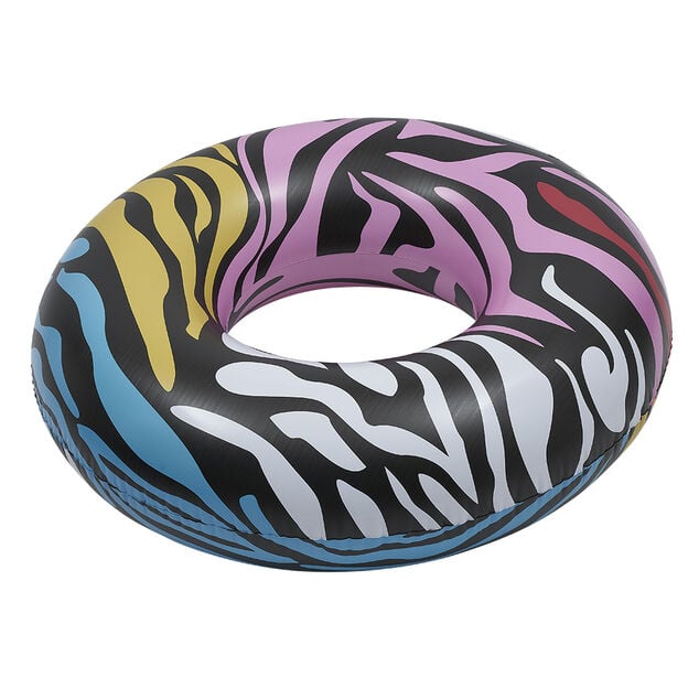 Bou&eacute;e gonflable imprim&eacute; z&eacute;br&eacute; multicolore &Oslash;100 cm