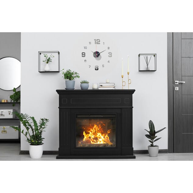 Horloge murale adh&eacute;sive &Oslash;40cm