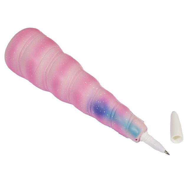 Stylo Squishy licorne galaxy H.16 cm