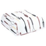 Couvre plat isotherme blanc imprim&eacute;